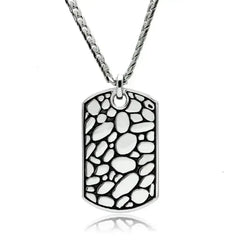 TK556 - High polished (no plating) Stainless Steel Necklace with No - Femstylo