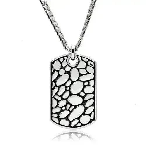 TK556 - High polished (no plating) Stainless Steel Necklace with No - Femstylo