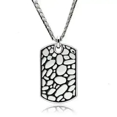 TK556 - High polished (no plating) Stainless Steel Necklace with No - Femstylo