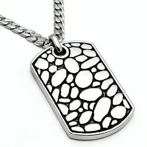 TK556 - High polished (no plating) Stainless Steel Necklace with No - Femstylo