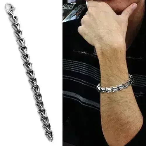 TK571 - High polished (no plating) Stainless Steel Bracelet with No - Femstylo