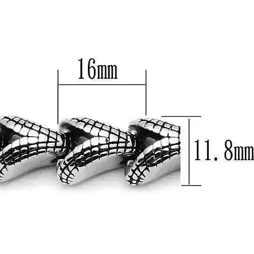 TK571 - High polished (no plating) Stainless Steel Bracelet with No - Femstylo