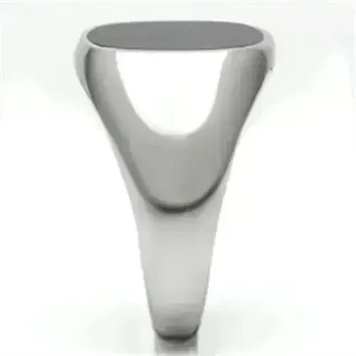 TK595 - High polished (no plating) Stainless Steel Ring with Epoxy in - Femstylo