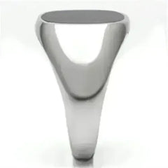 TK595 - High polished (no plating) Stainless Steel Ring with Epoxy in - Femstylo