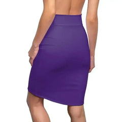 Womens Skirt - Purple Pencil Skirt - Femstylo