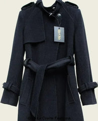 VENTURA - Tailored Stylish Collarless Trench Coat - Femstylo