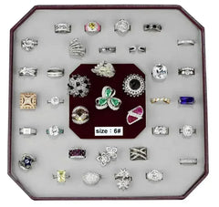 VK-004-SIZE6 - Assorted Brass Ring with Assorted in Assorted - Femstylo