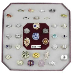 VK-014-SIZE10 - Assorted Brass Ring with Assorted in Assorted - Femstylo