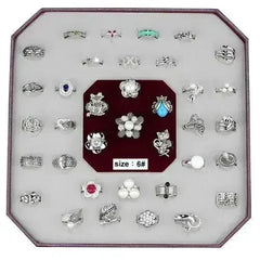 VK-015-SIZE6 - Assorted Brass Ring with Assorted in Assorted - Femstylo