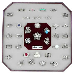 VK-015-SIZE6 - Assorted Brass Ring with Assorted in Assorted - Femstylo