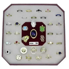 VK-040-SIZE8 - Assorted Brass Ring with Assorted in Assorted - Femstylo
