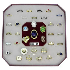 VK-040-SIZE8 - Assorted Brass Ring with Assorted in Assorted - Femstylo