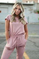 DT Unity Jumpsuit in Pink Lemonade - Femstylo