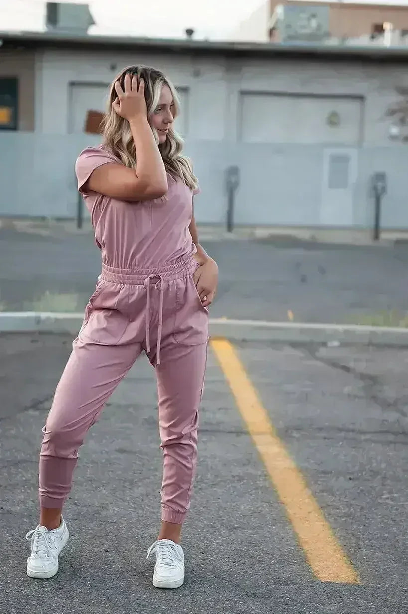 DT Unity Jumpsuit in Pink Lemonade - Femstylo