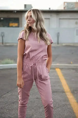 DT Unity Jumpsuit in Pink Lemonade - Femstylo