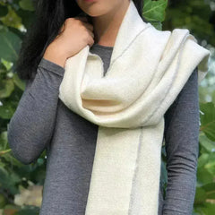 Andes Snow Baby Alpaca Scarf - Femstylo