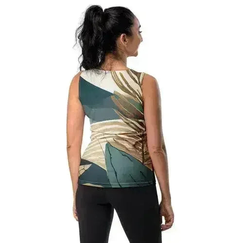 Womens Stretch Fit Tank Top - Boho Style Print 3 - Femstylo