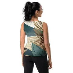 Womens Stretch Fit Tank Top - Boho Style Print 3 - Femstylo