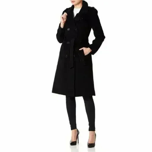 Wool Cashmere Military Coat - British Made | Femstylo - Femstylo