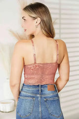 JadyK Luna Crisscross Front Lace Bralette - Femstylo