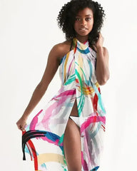 Sheer Circular Multicolor Swimsuit Cover Up - Femstylo