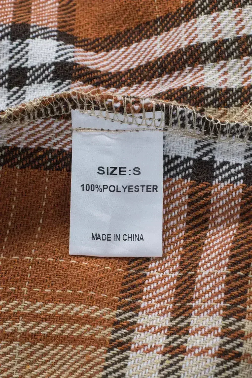 Plaid Pocket Shirt Jacket - Femstylo