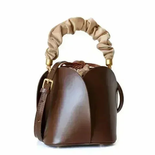 Flower Bucket Style Handbag For Daily Occasion - Femstylo