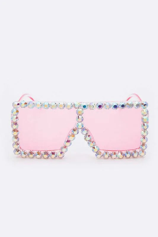 Crystal Shield Sunglasses - UV400 Protection & Oversized Fit