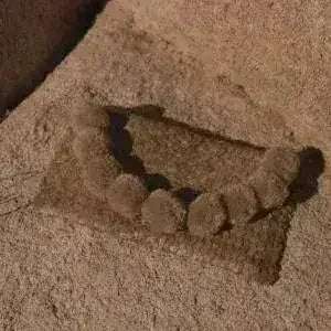 Natural Margarita Straw Party Clutch, with Nude Pom-poms - Femstylo