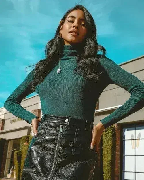 Geneva Turtleneck Wool Sweater - Femstylo