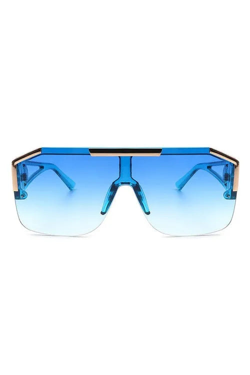 Square Oversize Retro Sunglasses - 100% UV Protection | Femstylo