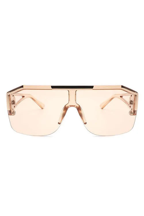 Square Oversize Retro Sunglasses - 100% UV Protection | Femstylo