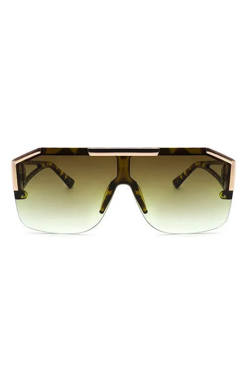 Square Oversize Retro Sunglasses - 100% UV Protection | Femstylo