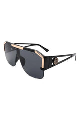 Square Oversize Retro Sunglasses - 100% UV Protection | Femstylo