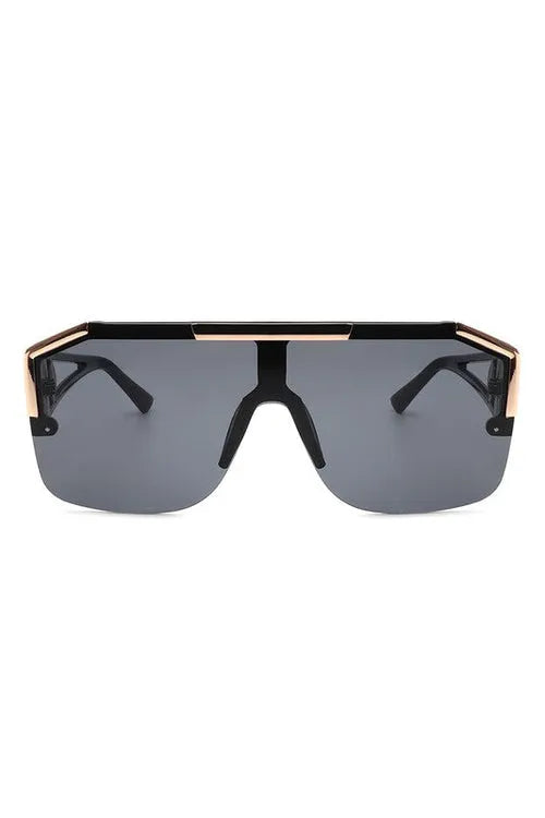 Square Oversize Retro Sunglasses - 100% UV Protection | Femstylo