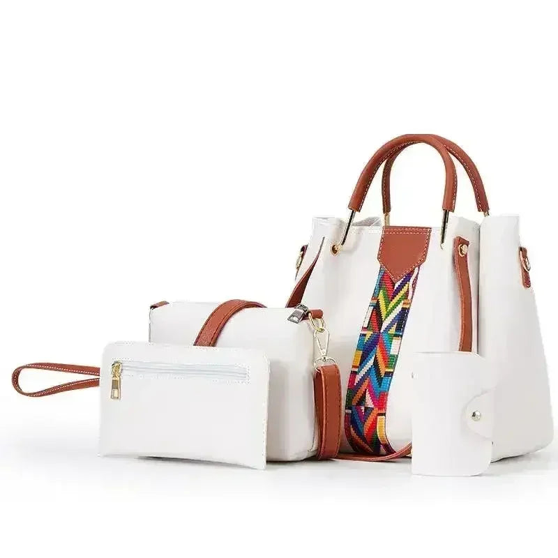 Four-Piece Fashion PU Handbag For Women - Femstylo