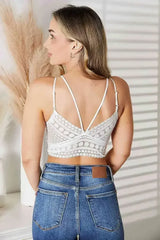 JadyK Emmy Double-Strap Lace Detail Bralette - Femstylo