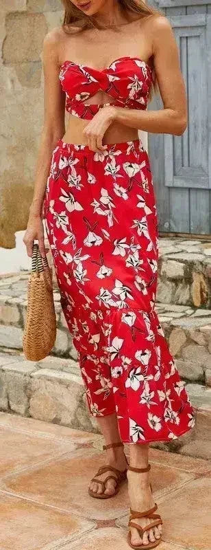 WOMEN'S LONG SKIRT 2 PCS SET - Femstylo