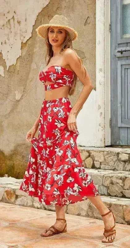 WOMEN'S LONG SKIRT 2 PCS SET - Femstylo