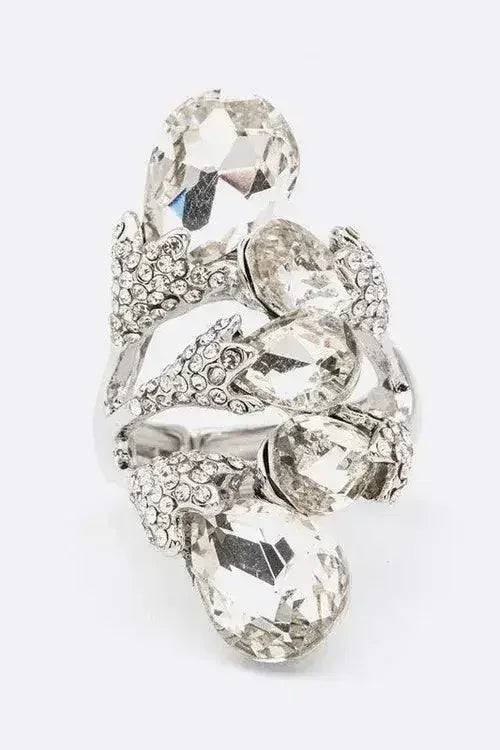 Crystal Iconic Stretch Ring - Femstylo