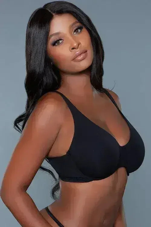 Veronica Full-Coverage Bra | Plus Size Cotton Underwire Bra - Femstylo