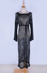 Crochet maxi cover up