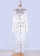Crochet maxi cover up