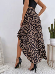High low ruffle skirt