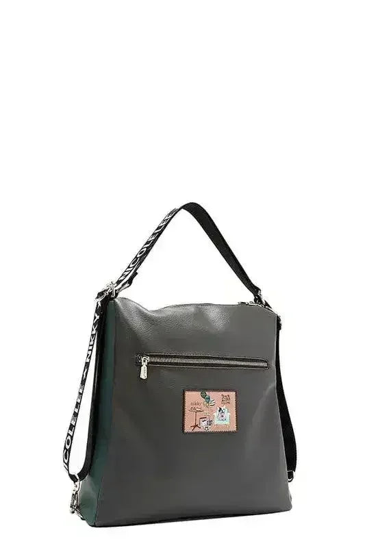 Eco-Leather Multifunction Backpack - Adjustable Straps | Femstylo - Femstylo