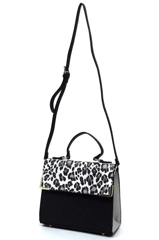 Vegan Leather Satchel - Top Handle Crossbody Bag | Femstylo