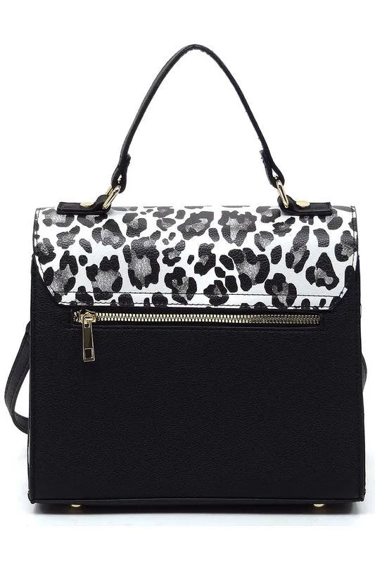 Vegan Leather Satchel - Top Handle Crossbody Bag | Femstylo