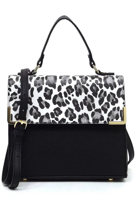 Vegan Leather Satchel - Top Handle Crossbody Bag | Femstylo
