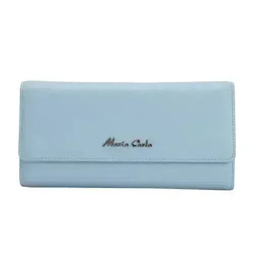 Maria Carla Woman's Fashion Luxury Leather Long Wallet - Femstylo