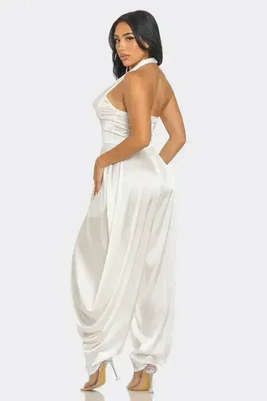 Ivory Serenity Jumpsuit - Femstylo
